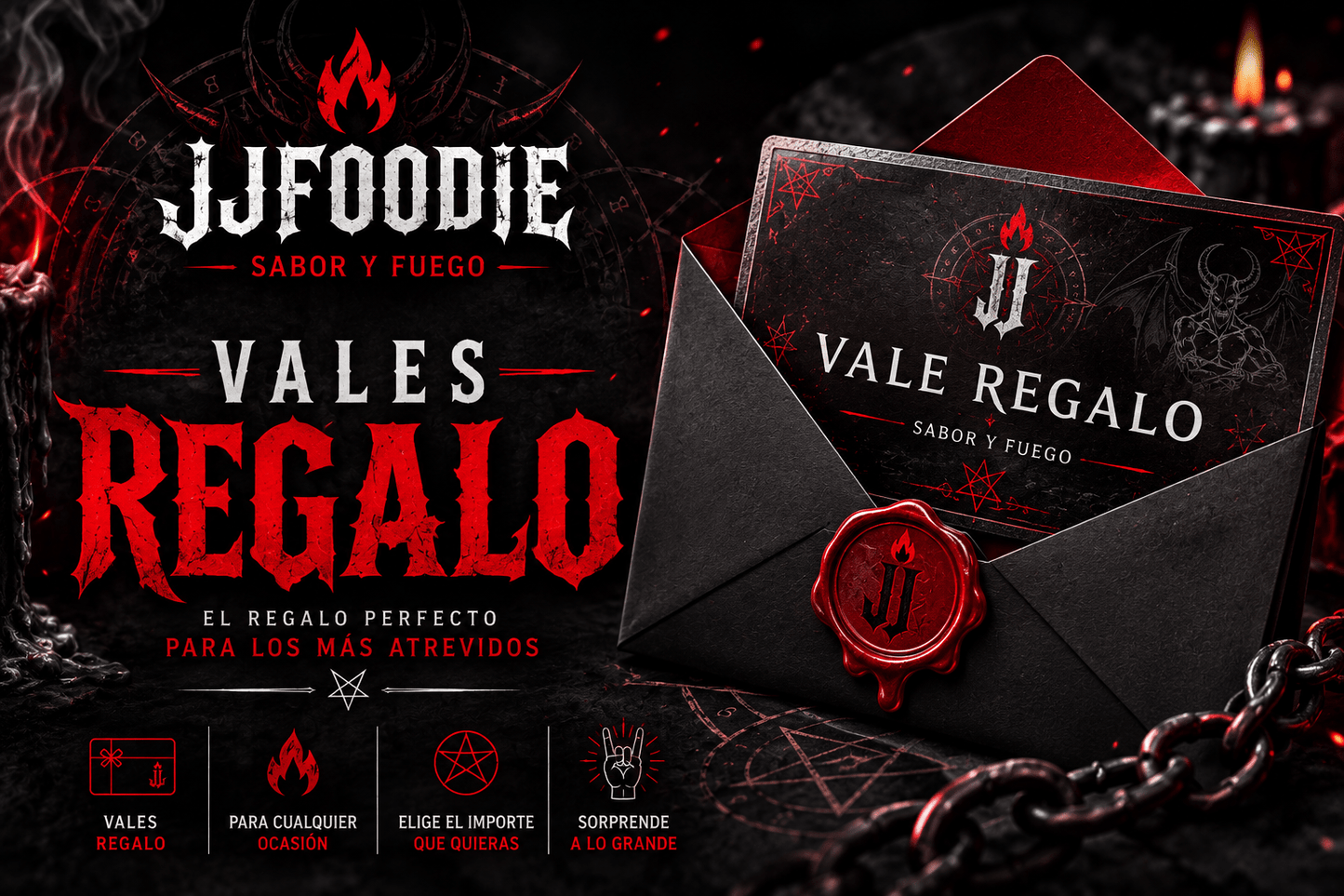 Vale de Regalo J.J.Foodie - J.J.Foodie