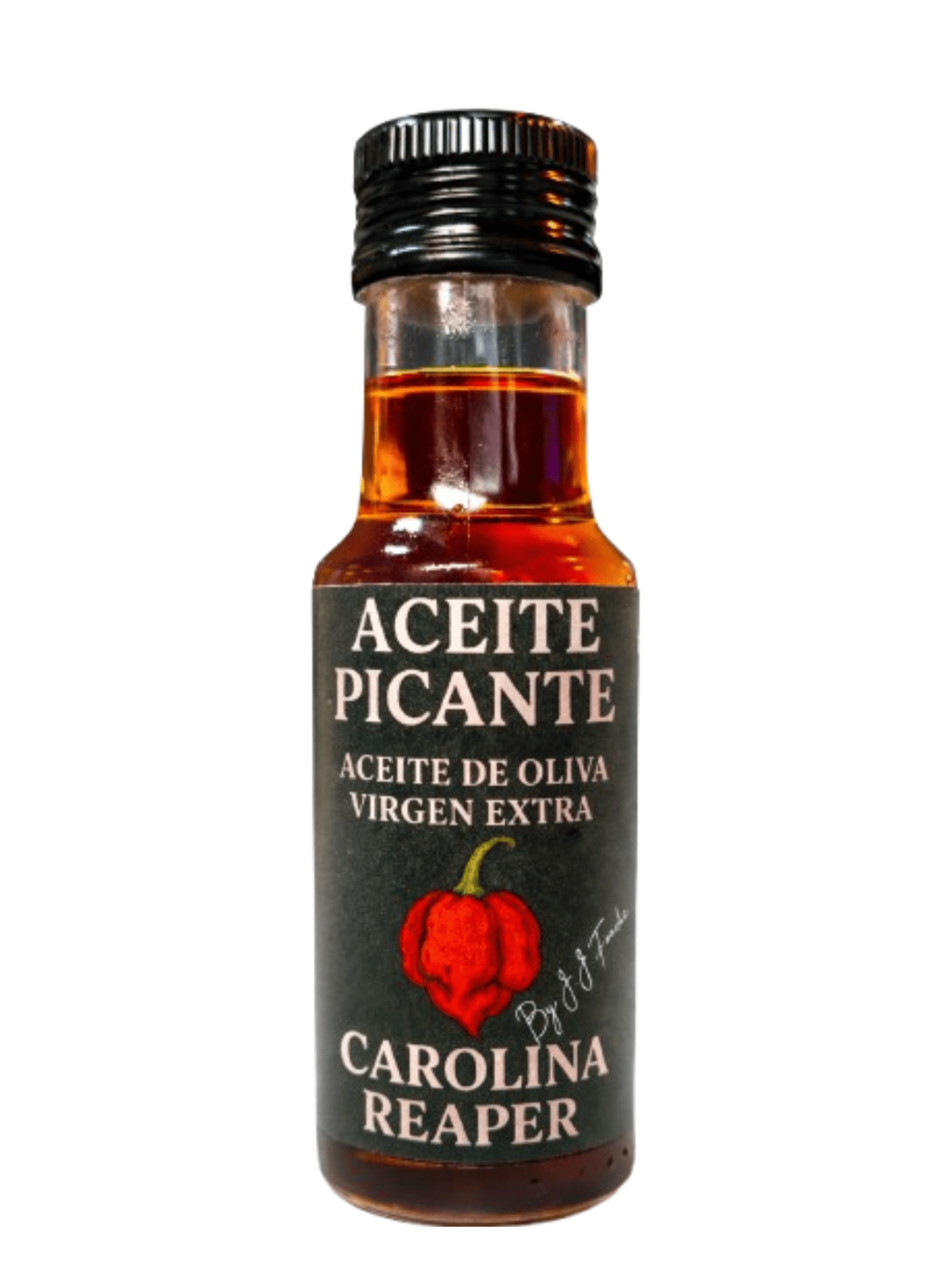 Aceite picante extremo carolina reaper aceite de oliva virgen extra infusionado muy intenso