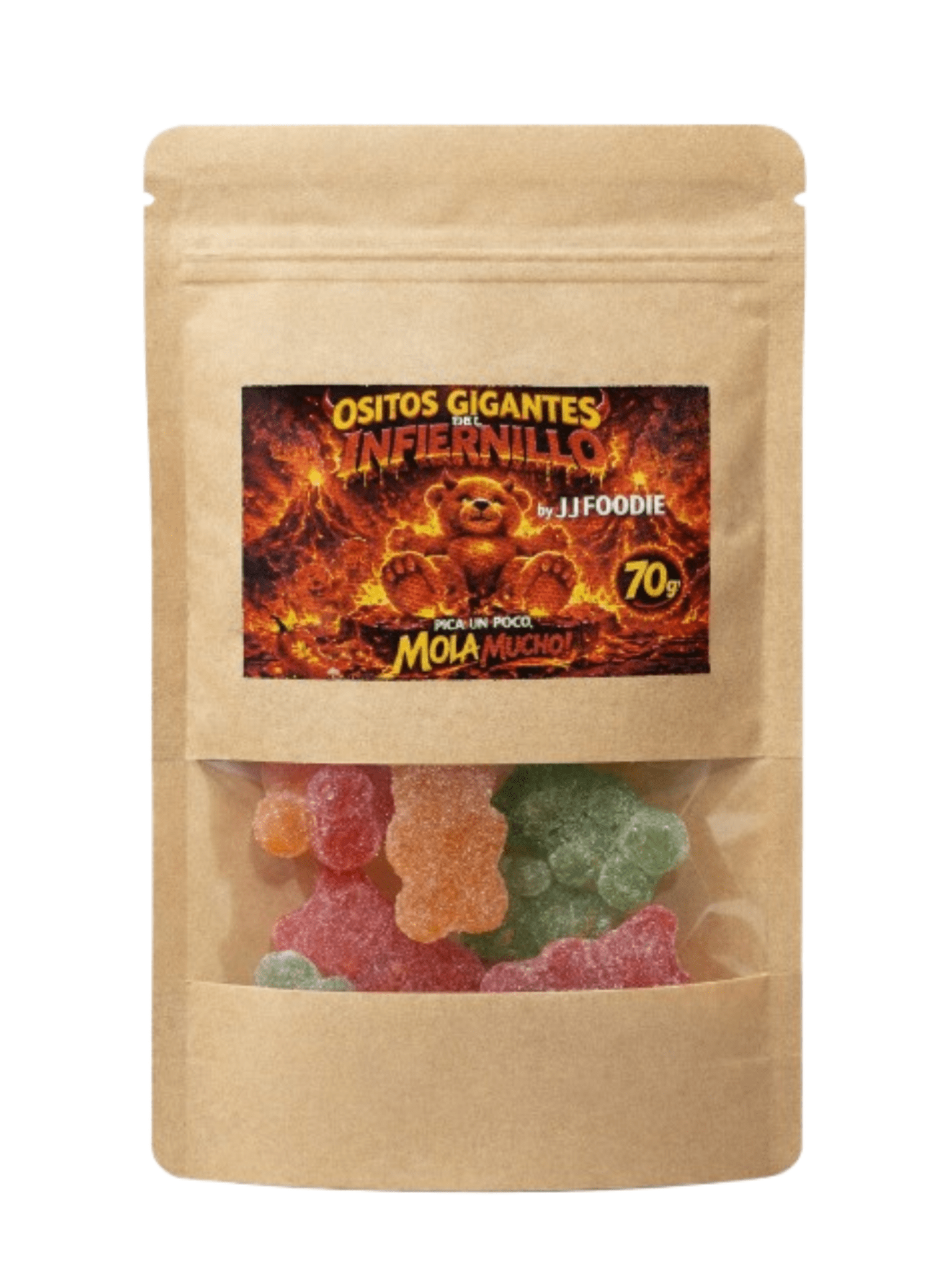 Ositos del infiernillo gominolas picantes con jalapeño dulce con toque de chile