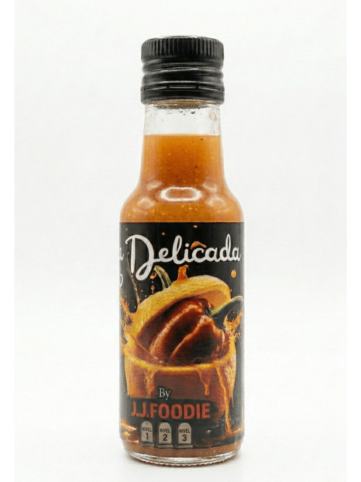 Salsa picante de habanero y naranja la delicada suave citrica equilibrada artesanal