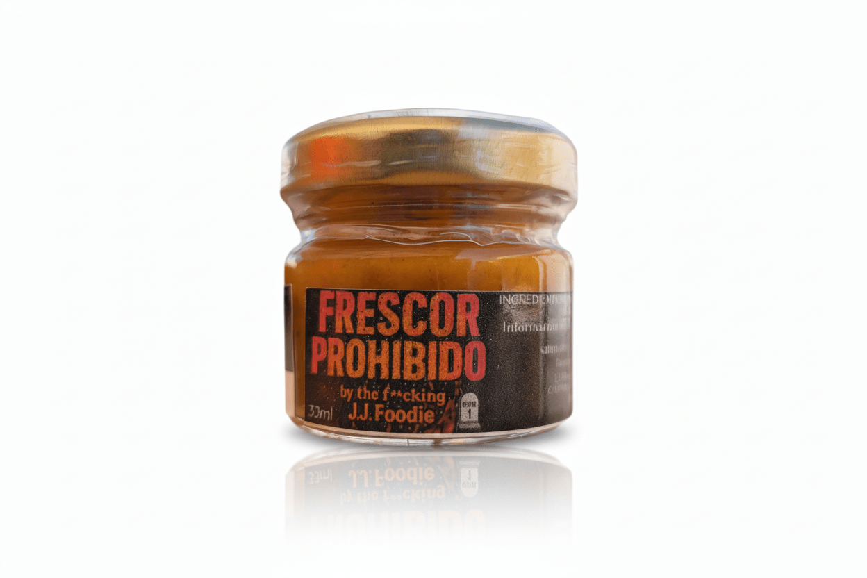 Salsa picante de jalapeño y hierbabuena 33ml frescor prohibido fresca y aromatica
