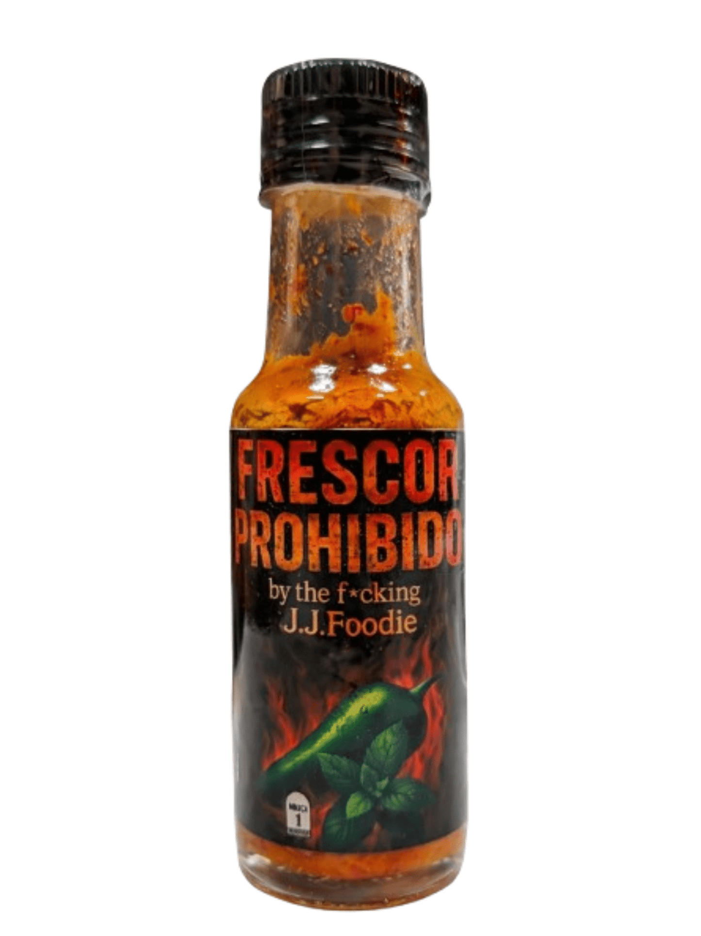 Salsa picante de jalapeño y hierbabuena frescor prohibido fresca aromatica artesanal