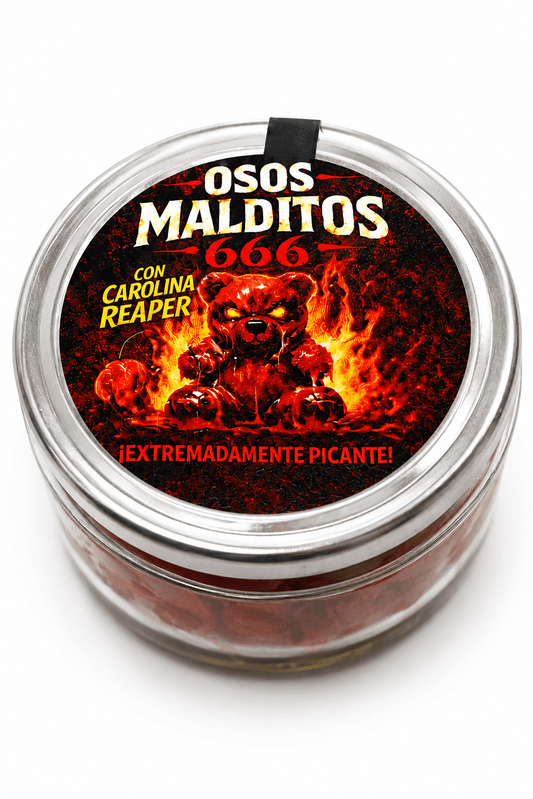 🧸🔥 Ositos Malditos 666 – Gominolas Picantes con Carolina Reaper - J.J.Foodie